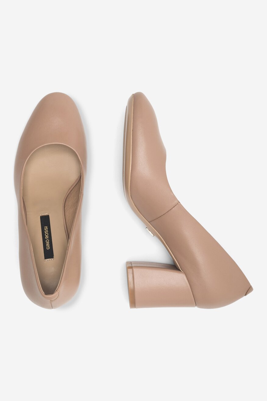Czółenka Gino Rossi 71446-02 Beżowy