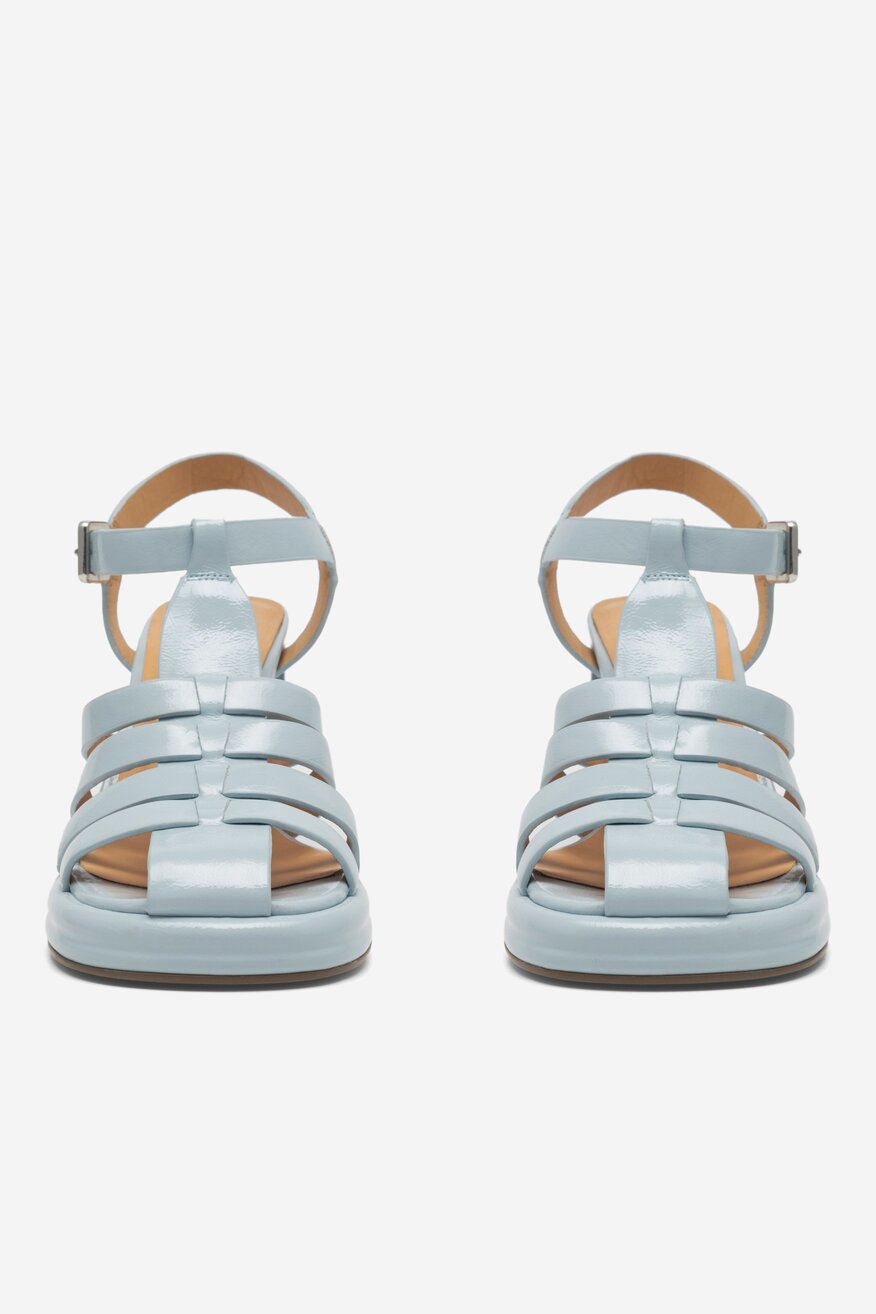 Sandały SIMPLE AZALIA-2023 Niebieski