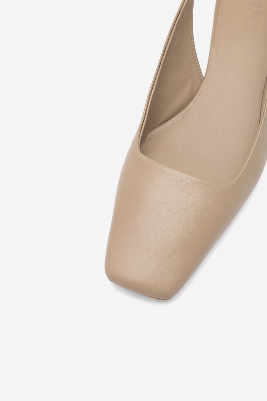 Czółenka SIMPLE SEWILLA-23SS3418 Beżowy