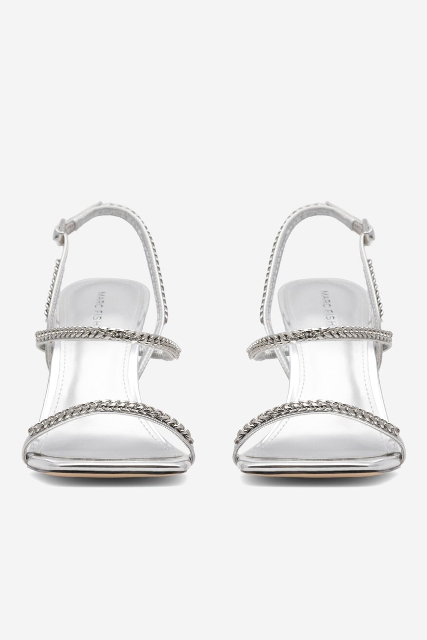 Sandały MARC FISHER F-DROID SIL01 Srebrny