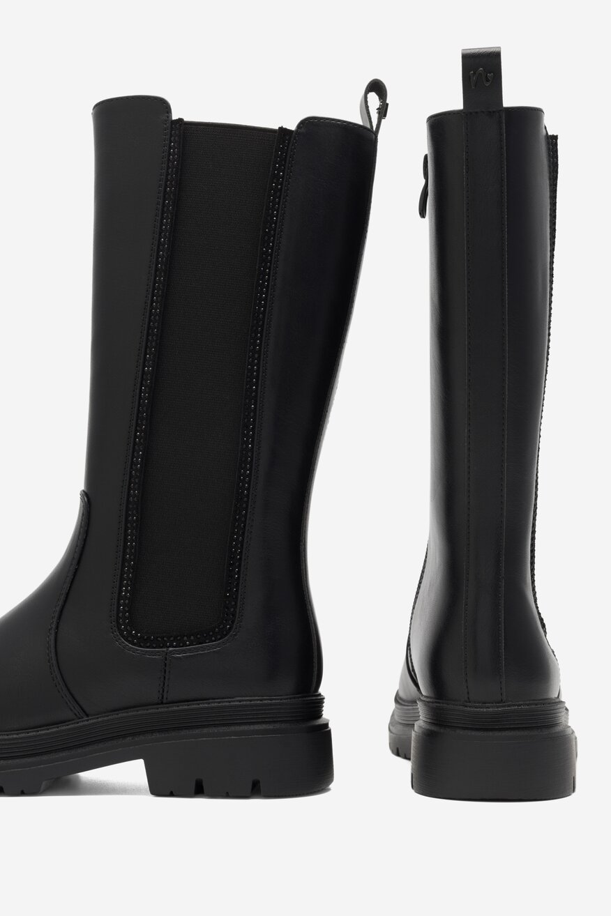 Kozaki Nelli Blu CS6171-02 Czarny