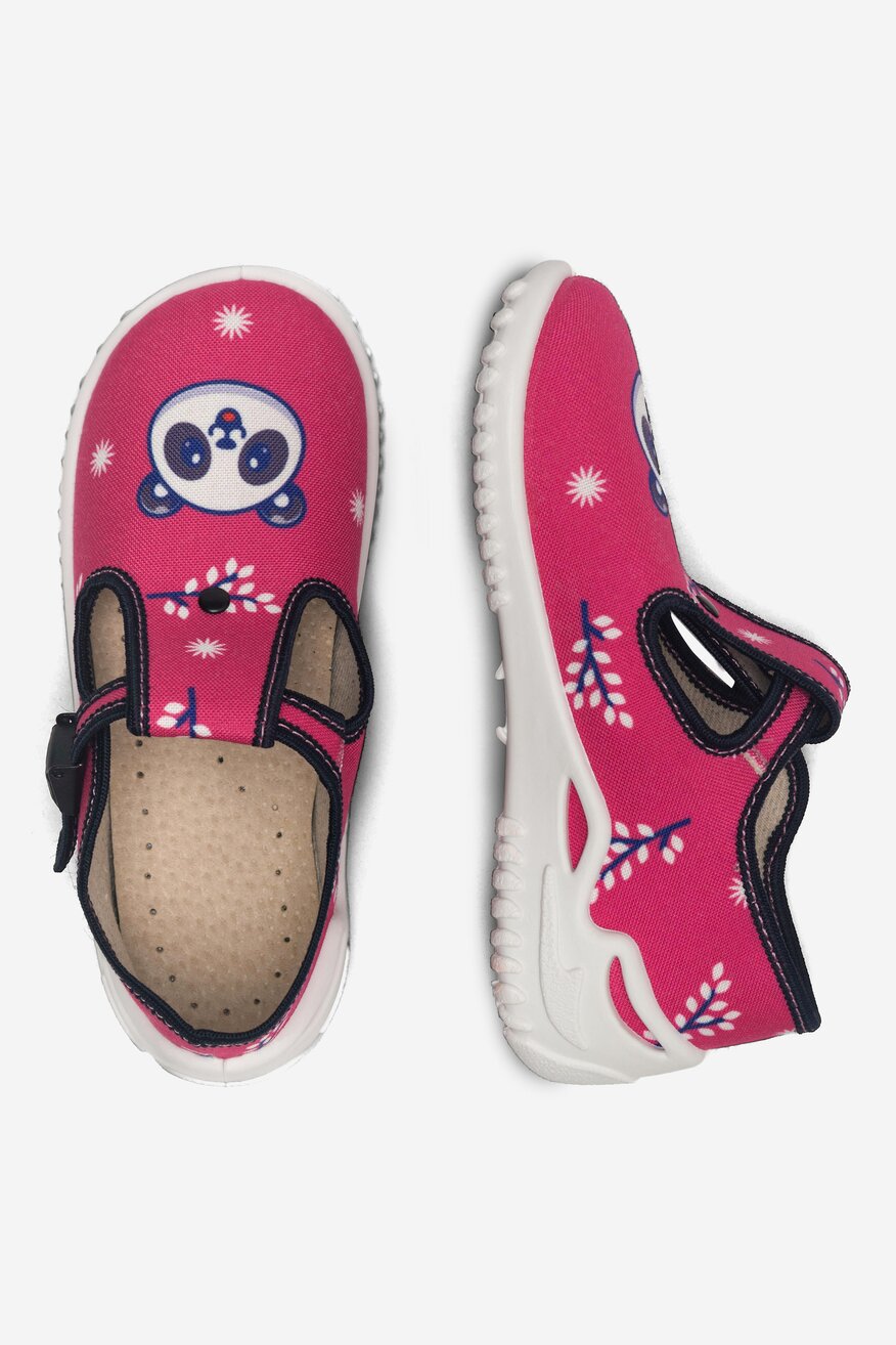 Kapcie Nelli Blu KAPCIE PANDA RÓŻOWE Różowy