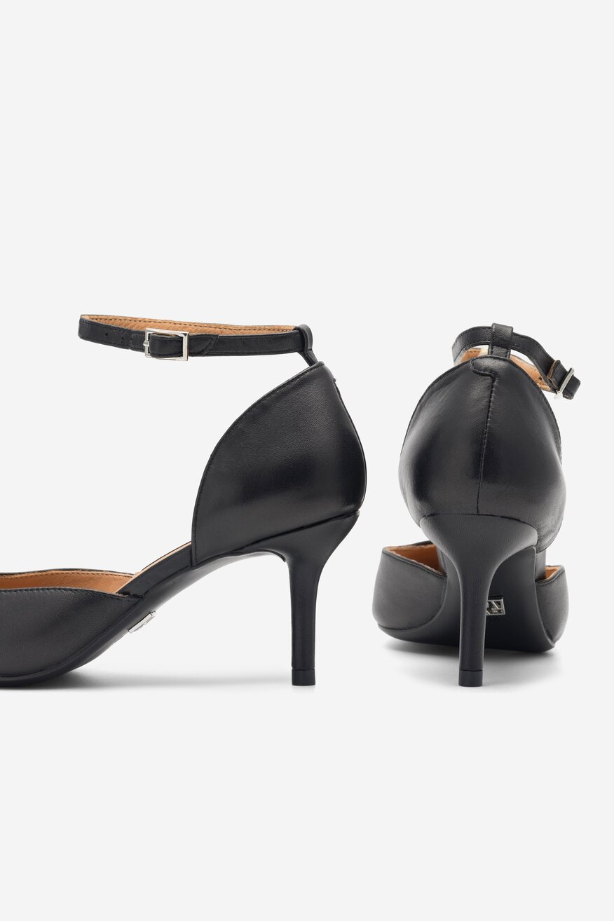 Czółenka Gino Rossi TROPEA-V866-48-1 Czarny