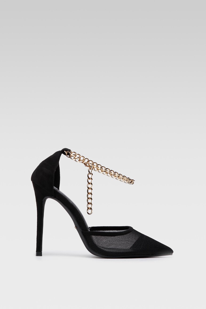 Czółenka DeeZee KL-92831-811 Czarny