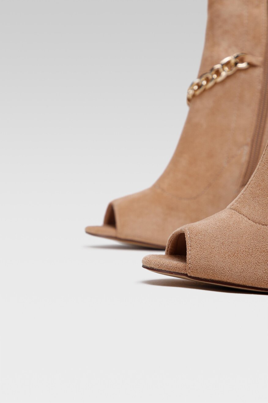 Botki DeeZee LS4937-54 Beżowy ciemny