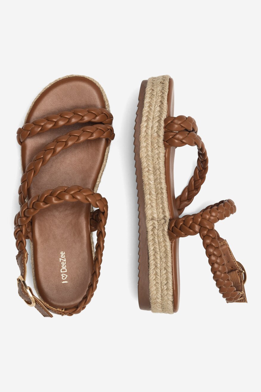 Sandały DeeZee SHE'S NOT ME KL-E8875-1 Camel