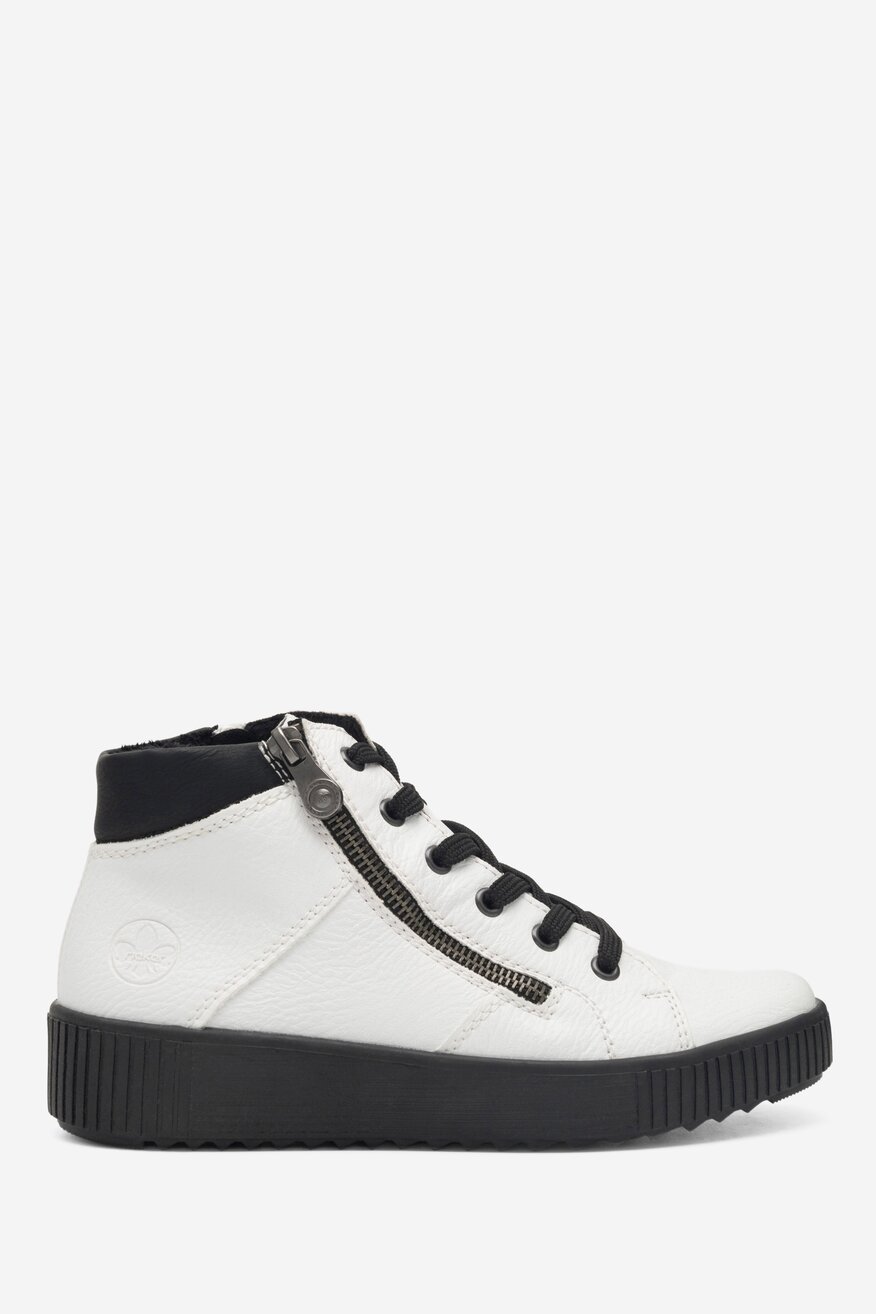 Trzewiki Rieker M6434-80 Biały