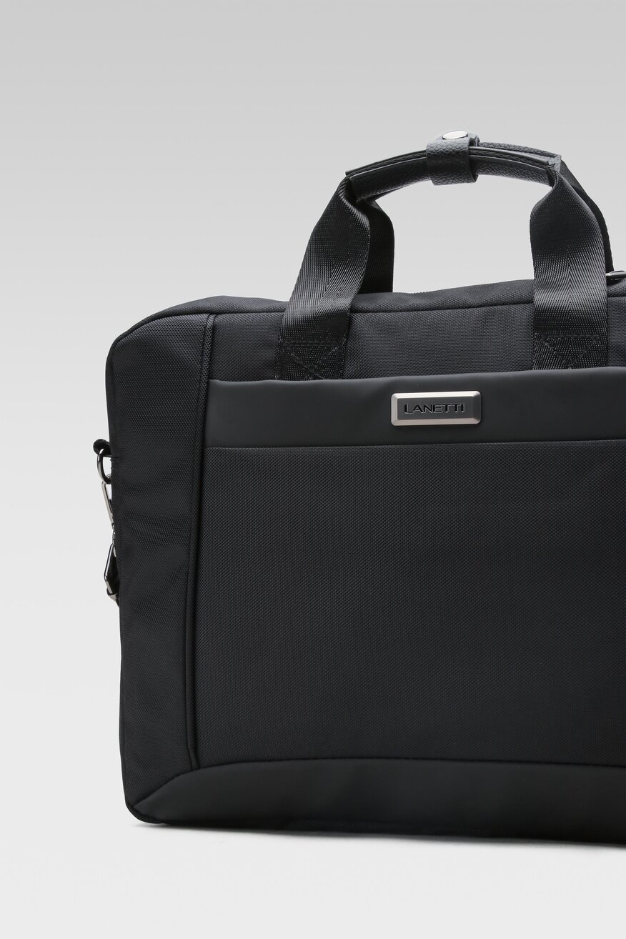 Torba męska Lanetti BMM-U-053-10-09 Czarny