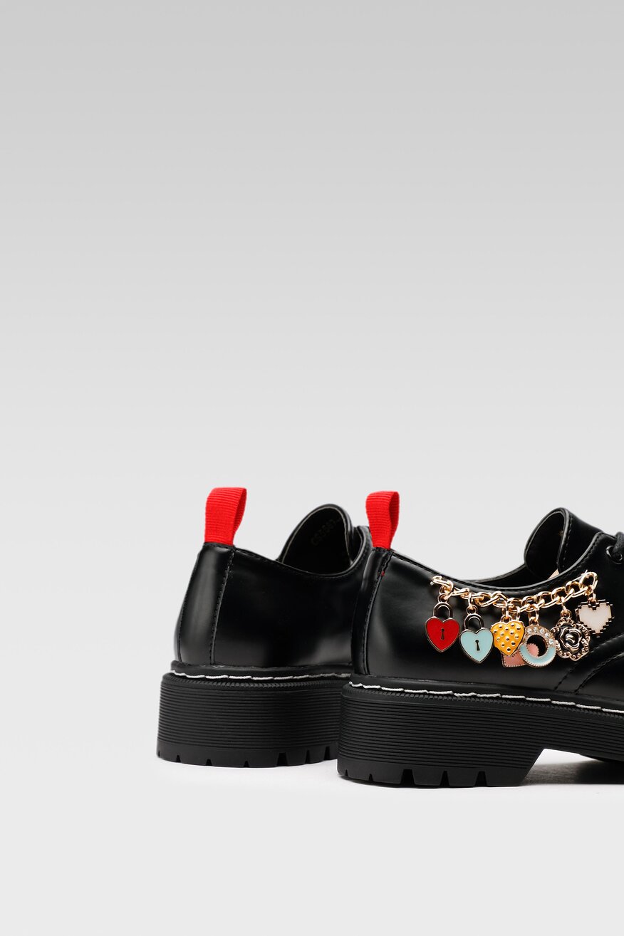 Półbuty DeeZee CS5587-15 Czarny