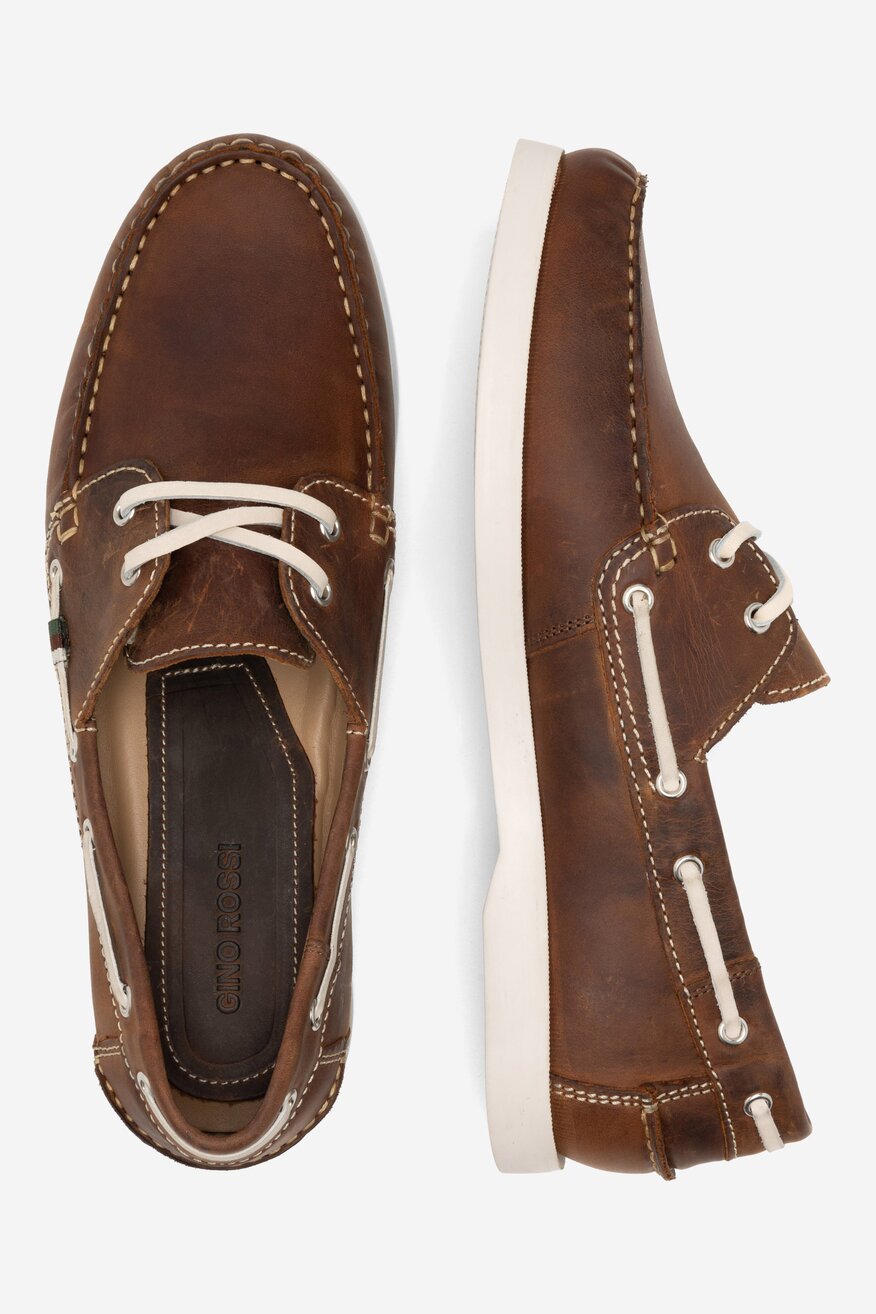 Półbuty Gino Rossi COMO-01 MI08 Brązowy