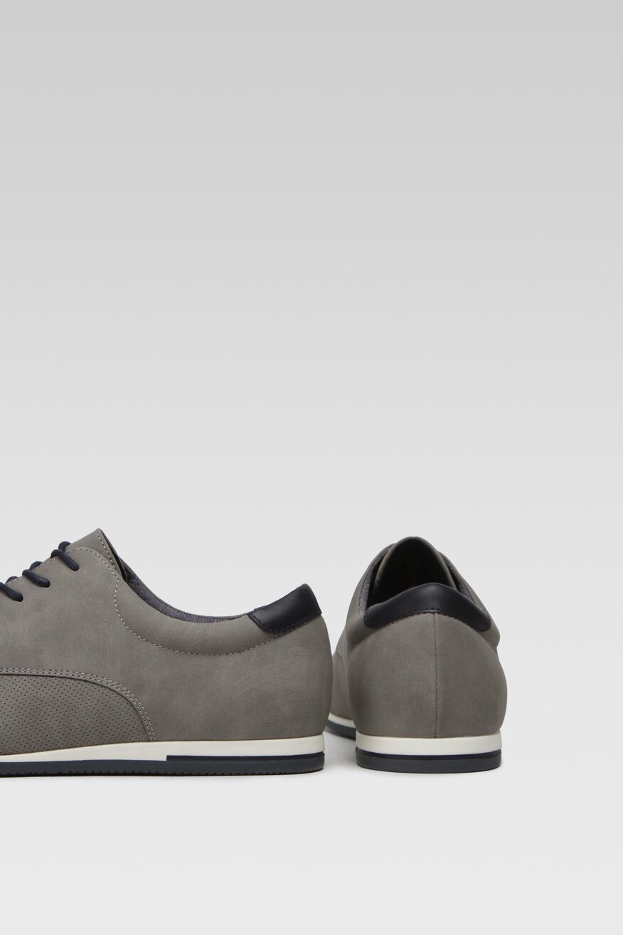 Półbuty Lanetti MYL8436-7 Szary