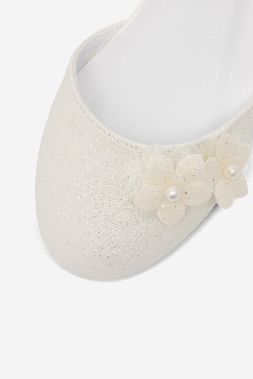 Baleriny Nelli Blu CM220411-3 Biały