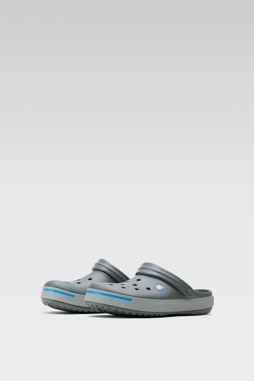 Klapki basenowe Crocs 11989-01W Szary