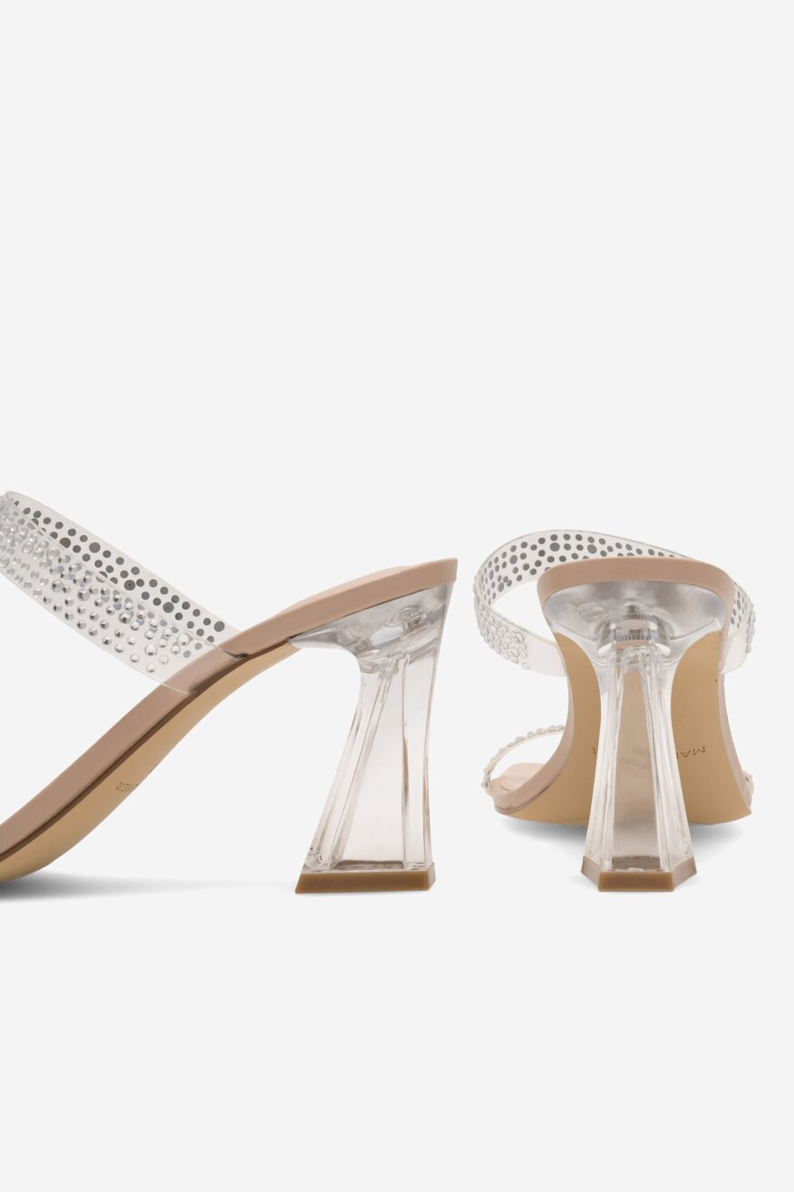 Klapki MARC FISHER F-ANLITA CLR01 Przezroczysty