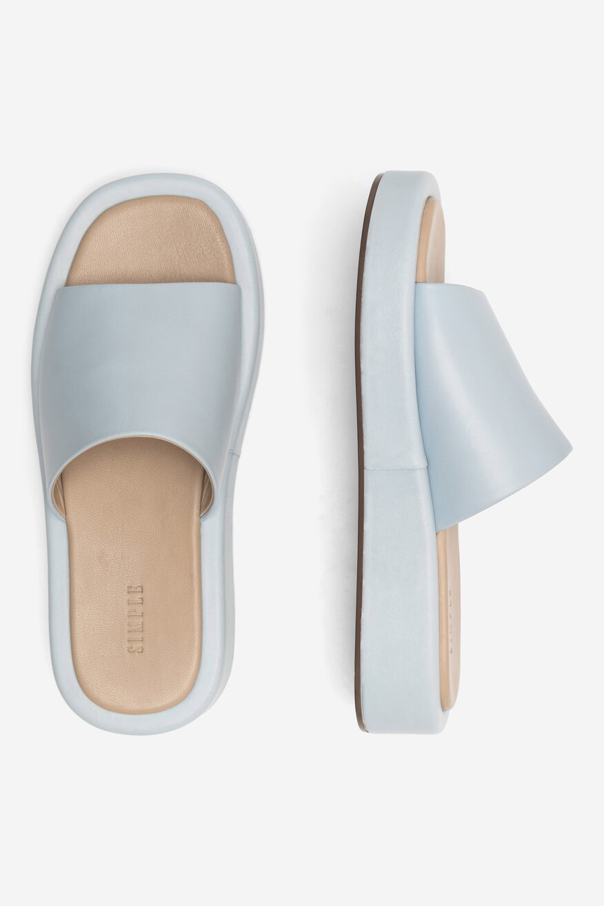 Klapki SIMPLE PATRIZIA-108088 Niebieski