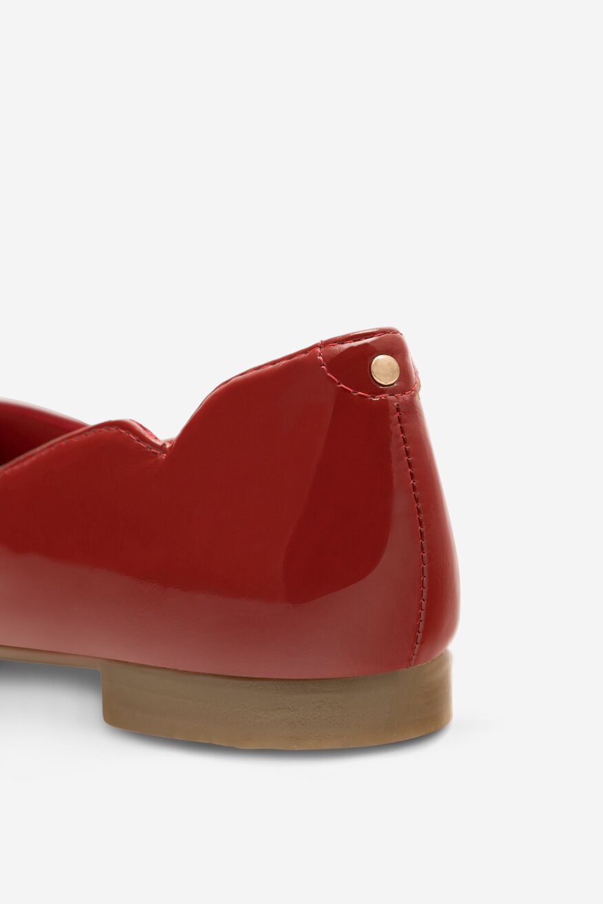 Baleriny Sergio Bardi RST-C1051-01SB Czerwony