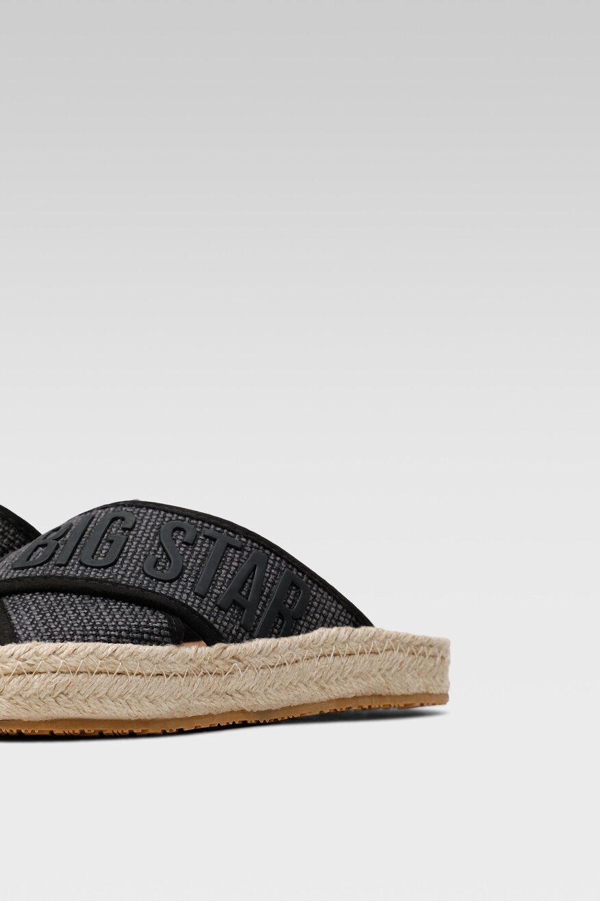 Klapki Big Star JJ274717C Czarny