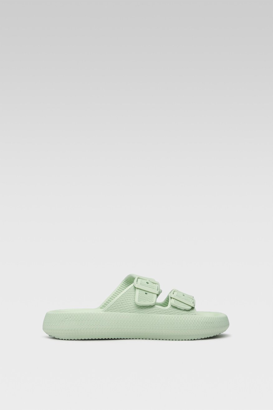 Klapki basenowe Bassano DUAL STRAP SLIPPER Zielony