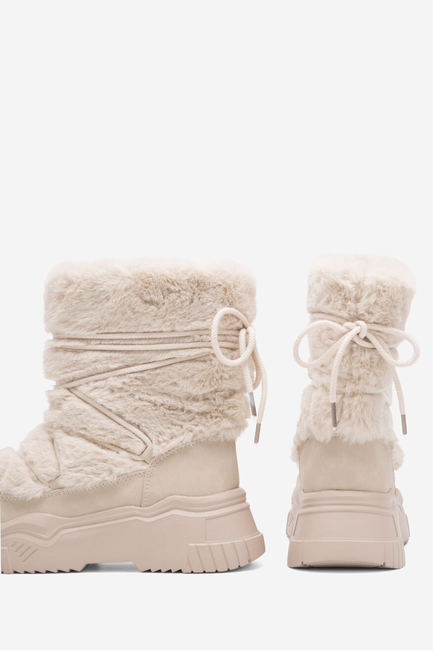 Botki DeeZee NELA WS6009-01 Beżowy