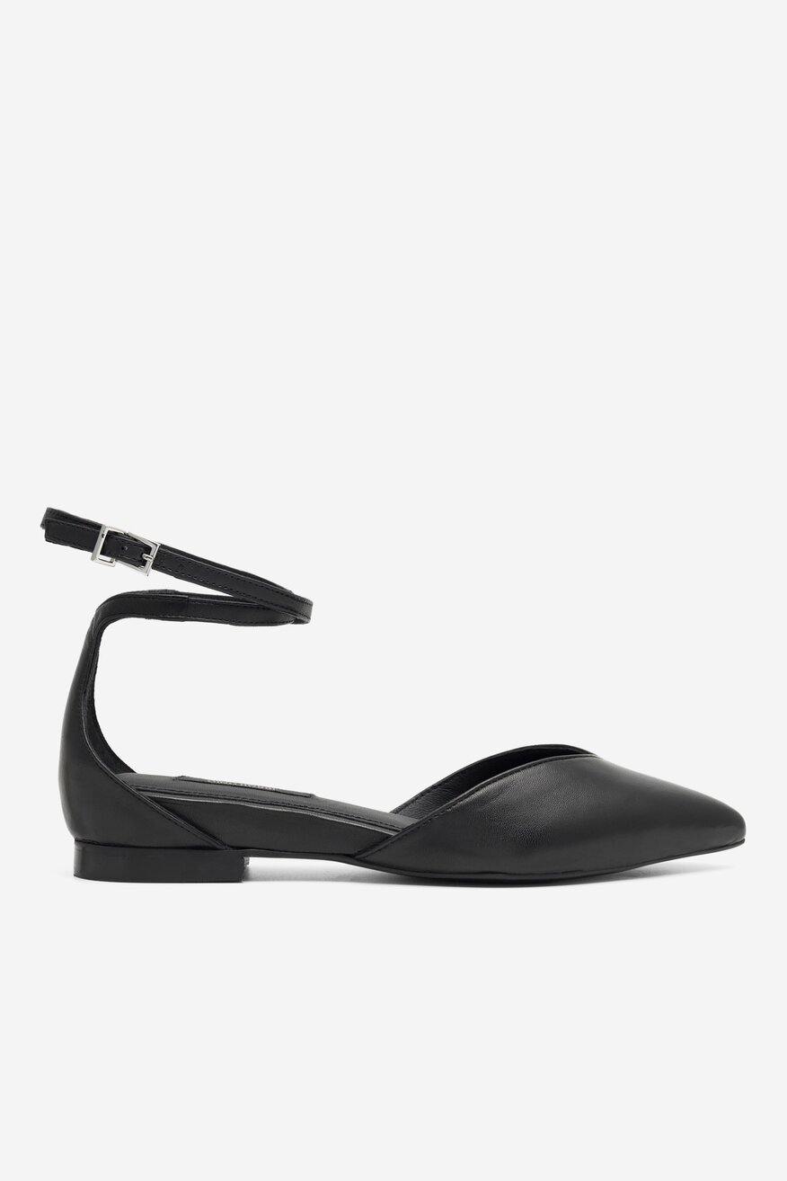 Baleriny Gino Rossi SYSANNA-108152 Czarny