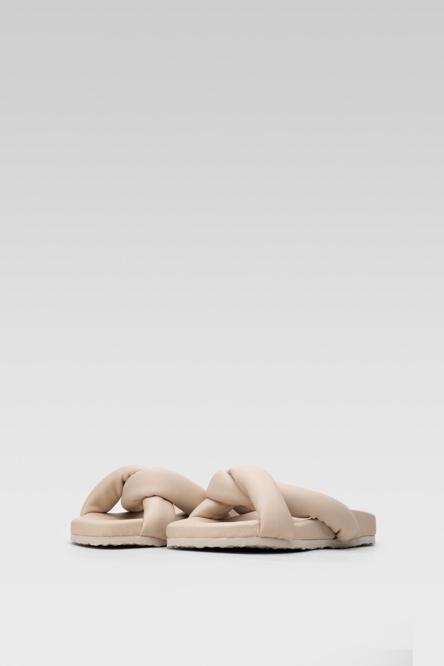 Klapki Jenny Fairy AJK0514-12 Beżowy