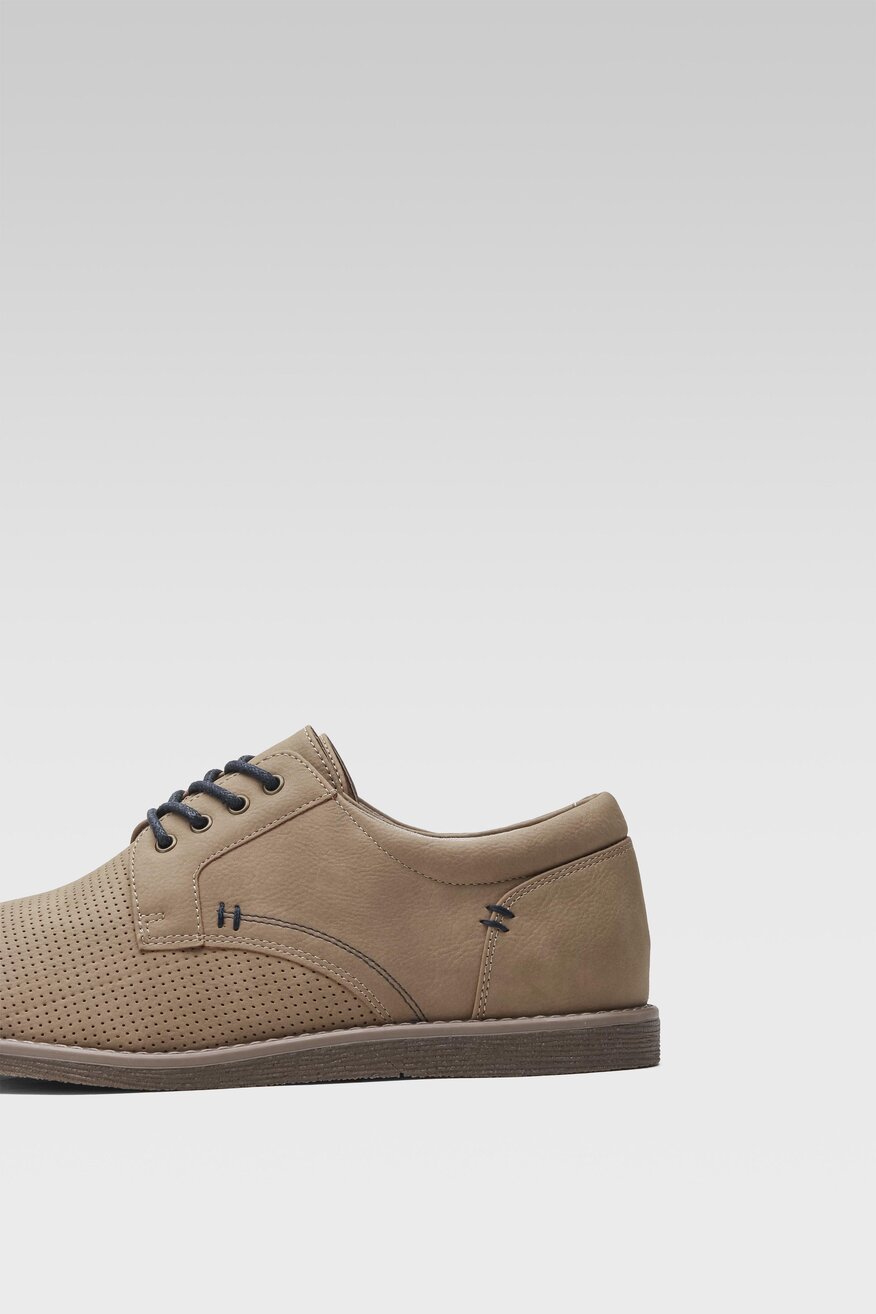 Półbuty Lanetti MYL8486-1 Beżowy