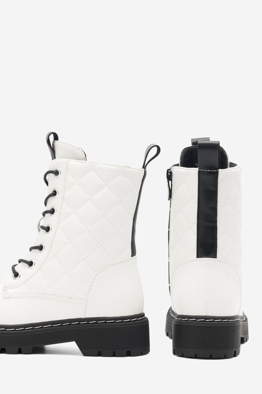 Trzewiki DeeZee CS5587-12 Biały