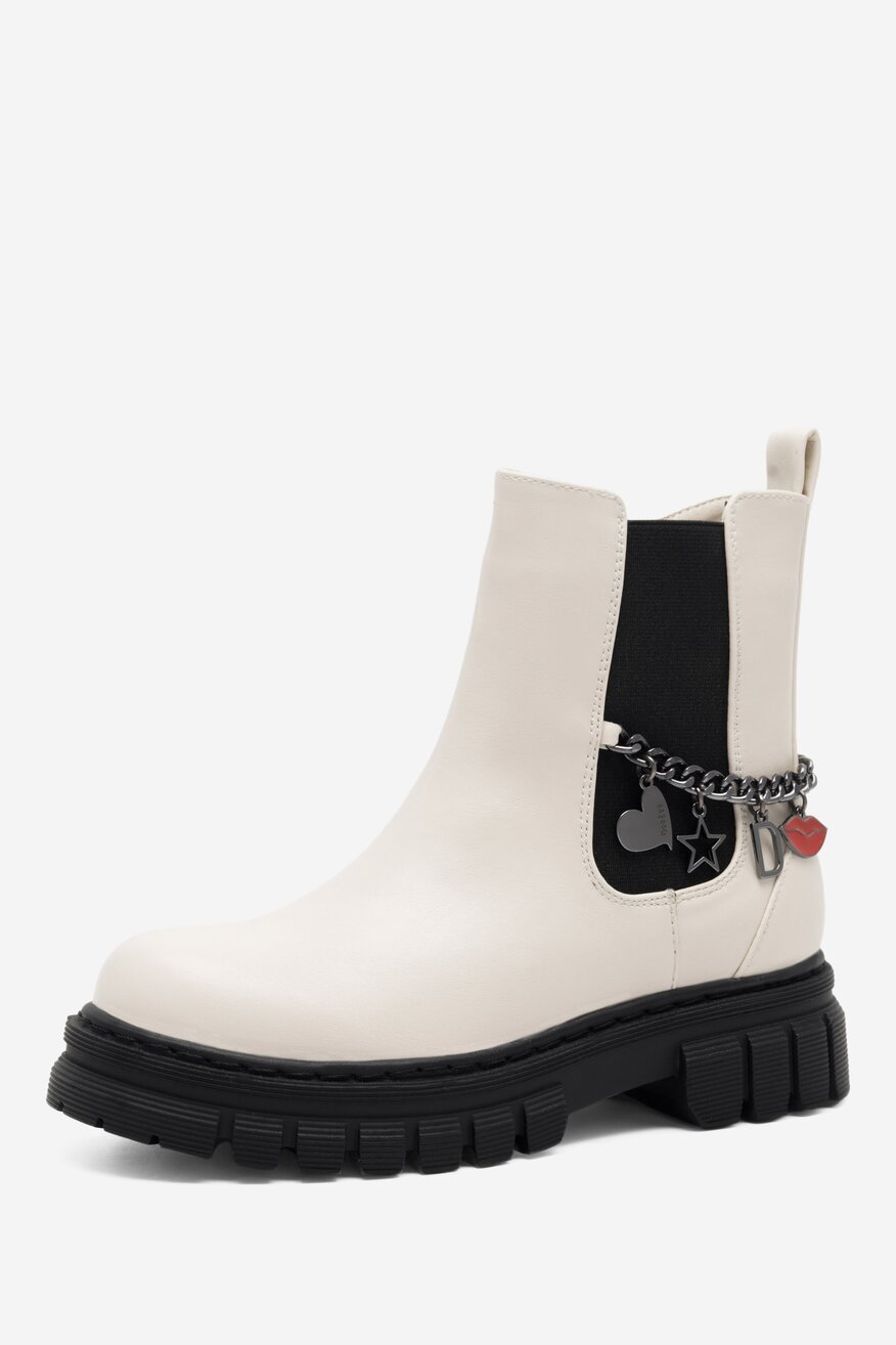 Botki DeeZee CS5906-01 Beżowy