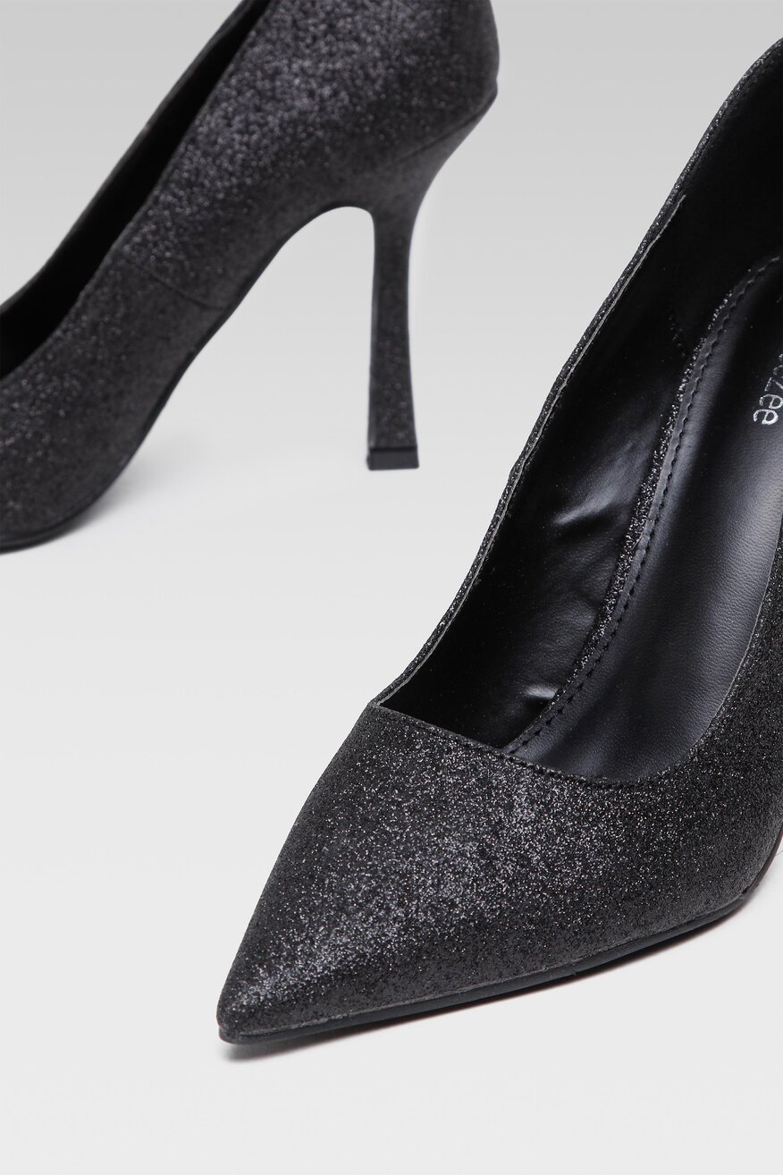 Czółenka DeeZee KL-F2108-4 Czarny