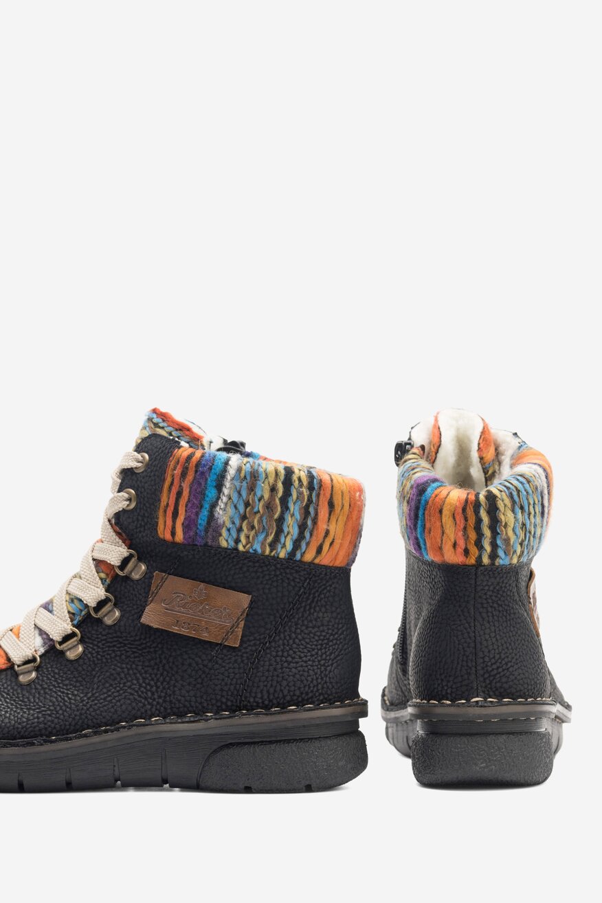 Trzewiki Rieker 73343-00 Czarny