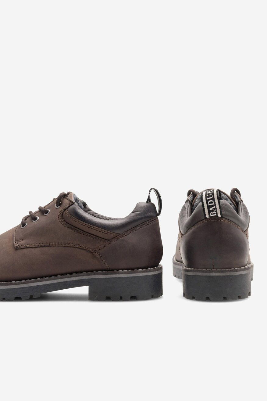 Półbuty Badura BOWER-10 MI08 Brązowy ciemny