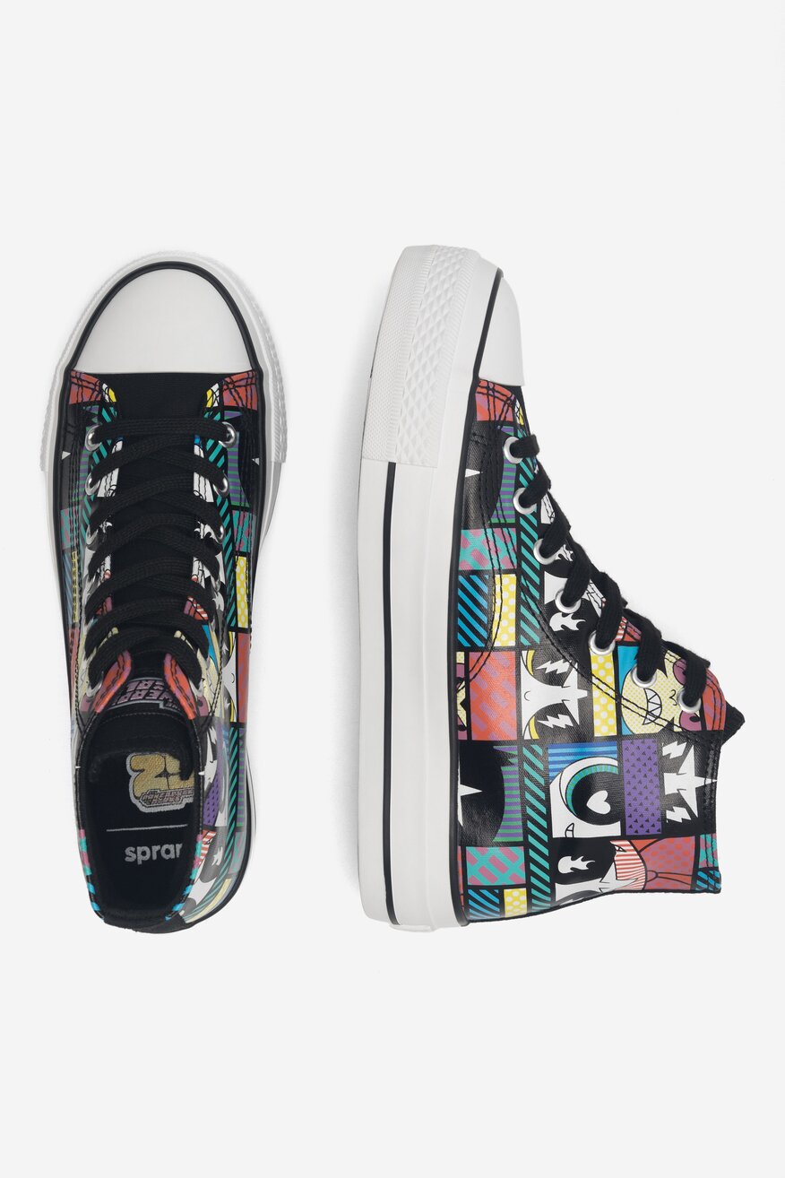 Trampki Sprandi GP40-AW23-118WBPPG Czarny