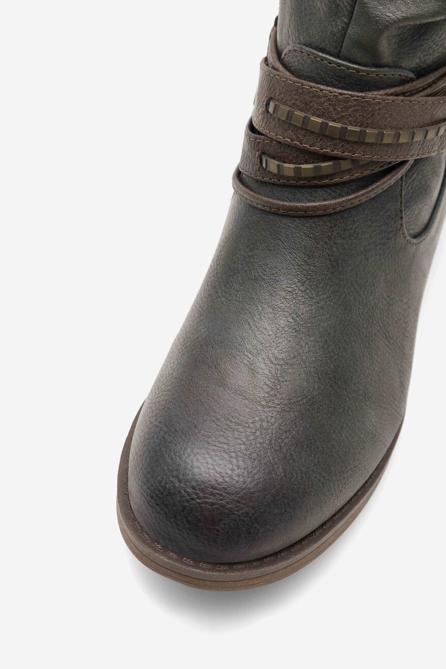 Kozaki Mustang 1139-624 Granatowy