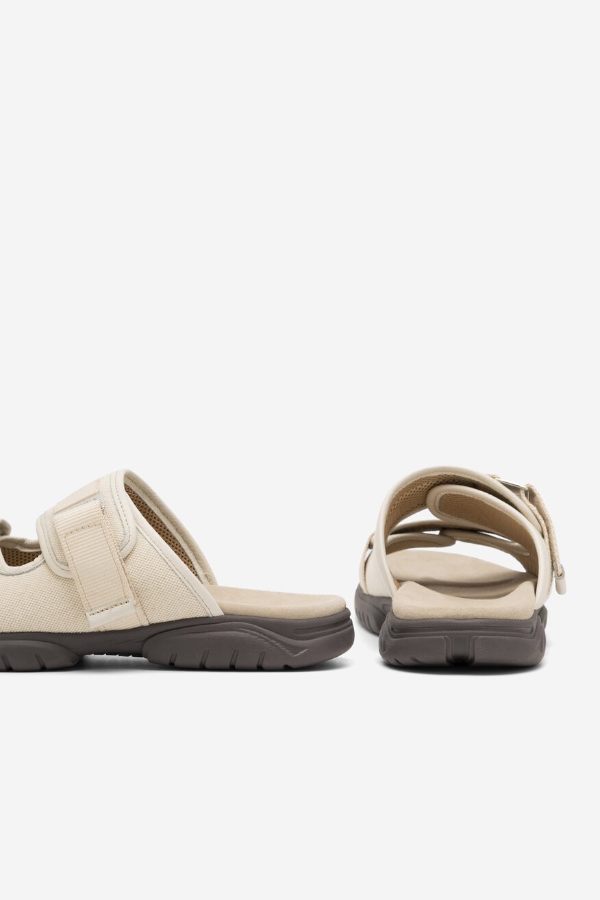 Klapki Badura BOBBY-01 MB Beżowy