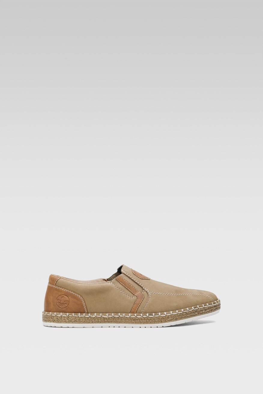 Półbuty Rieker B5273-64 Beżowy ciemny