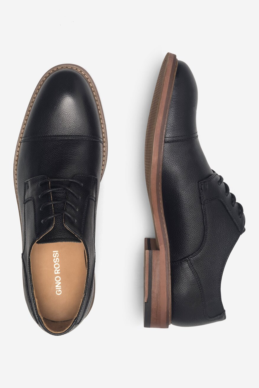 Półbuty Gino Rossi LAVARAZIONE-01 123AM Czarny