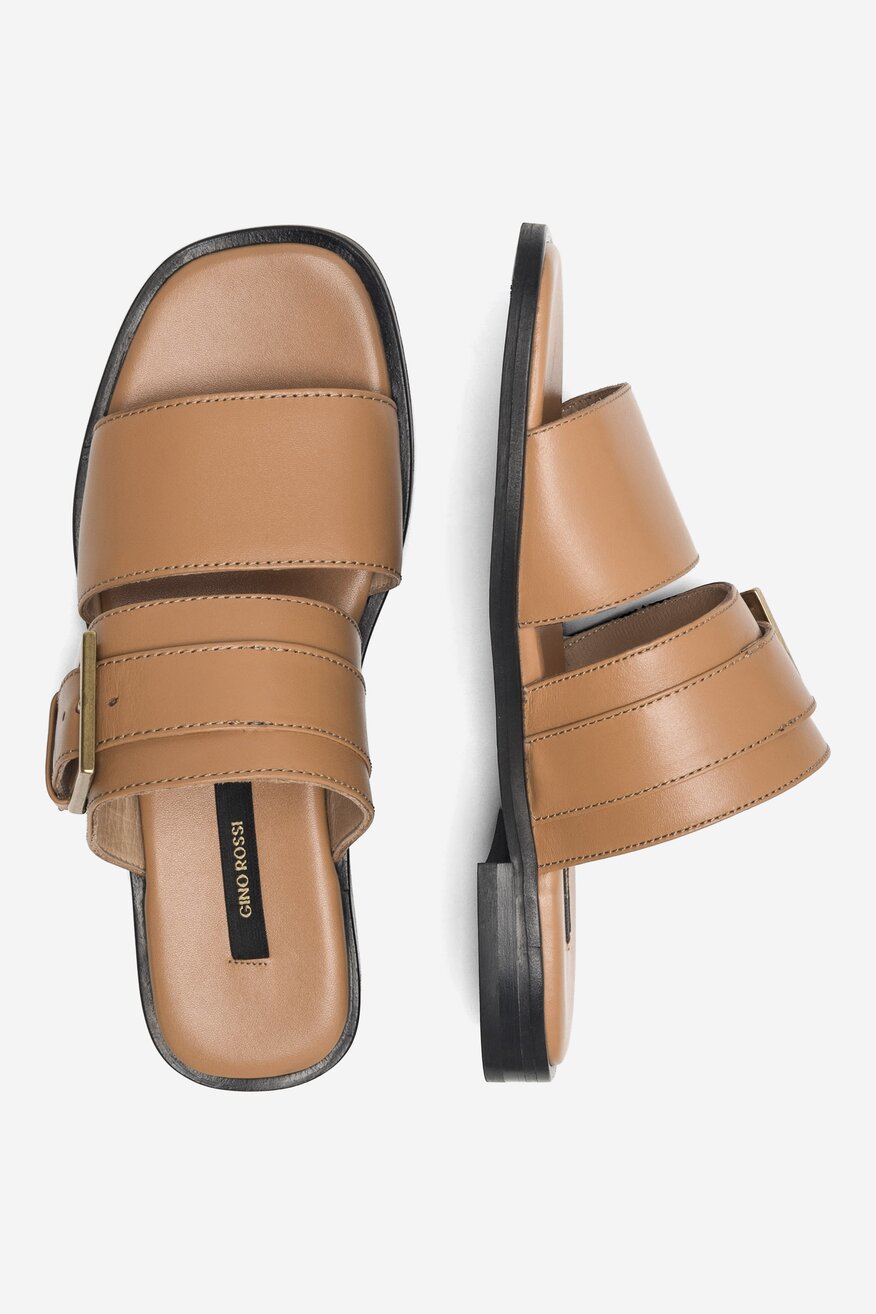 Klapki Gino Rossi NICOLA-23731 Camel