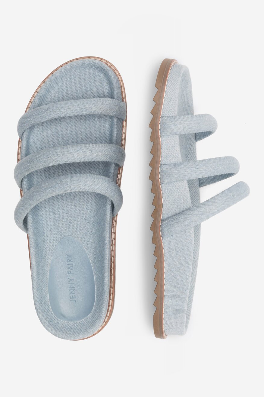 Klapki Jenny Fairy HALY KL-KH9305-2 Jeansowy