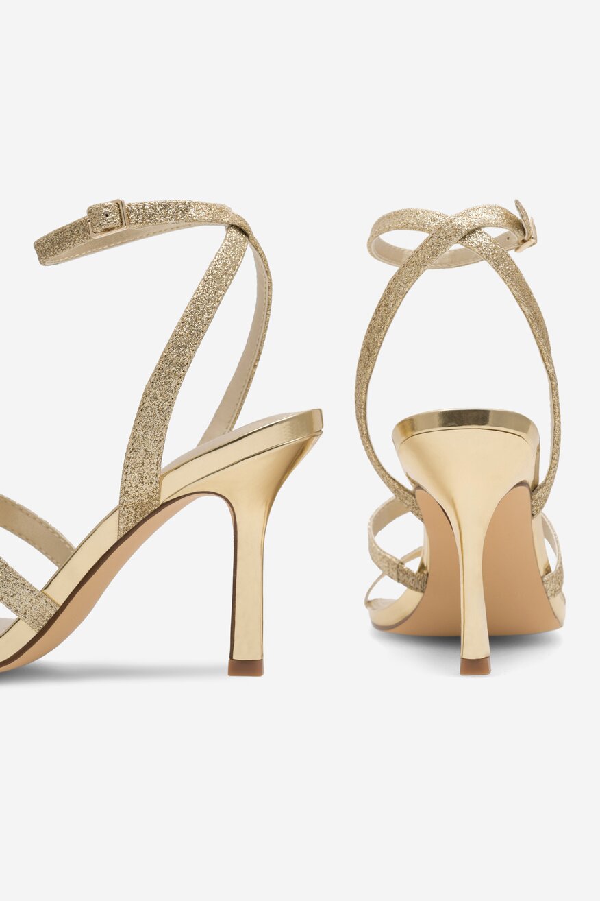 Sandały MARC FISHER F-DERIC3 GOL02 Złoty