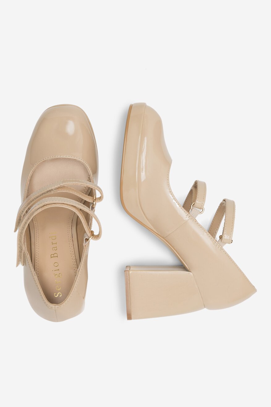 Półbuty Sergio Bardi WYL2956-1Z-SB Beżowy