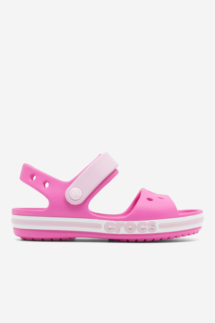 Sandały Crocs BAYABAND SANDAL K 205400-6QQ Różowy