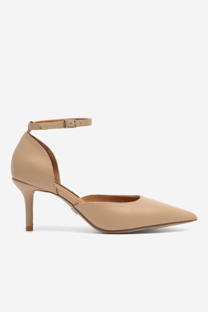 Czółenka Gino Rossi TROPEA-V866-48-1 Beżowy