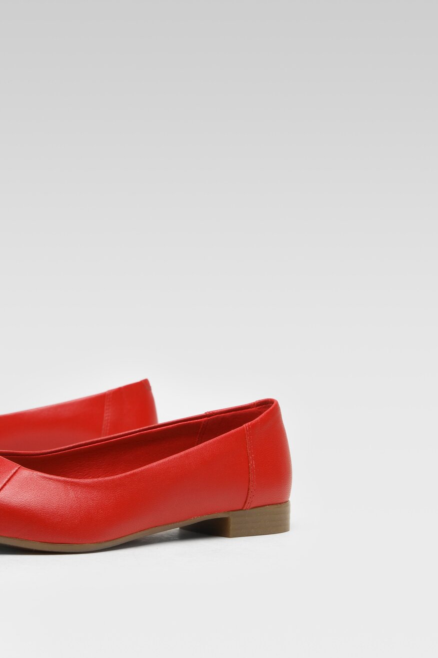 Baleriny Sarah Karen RST-KOLETTA-02 Czerwony