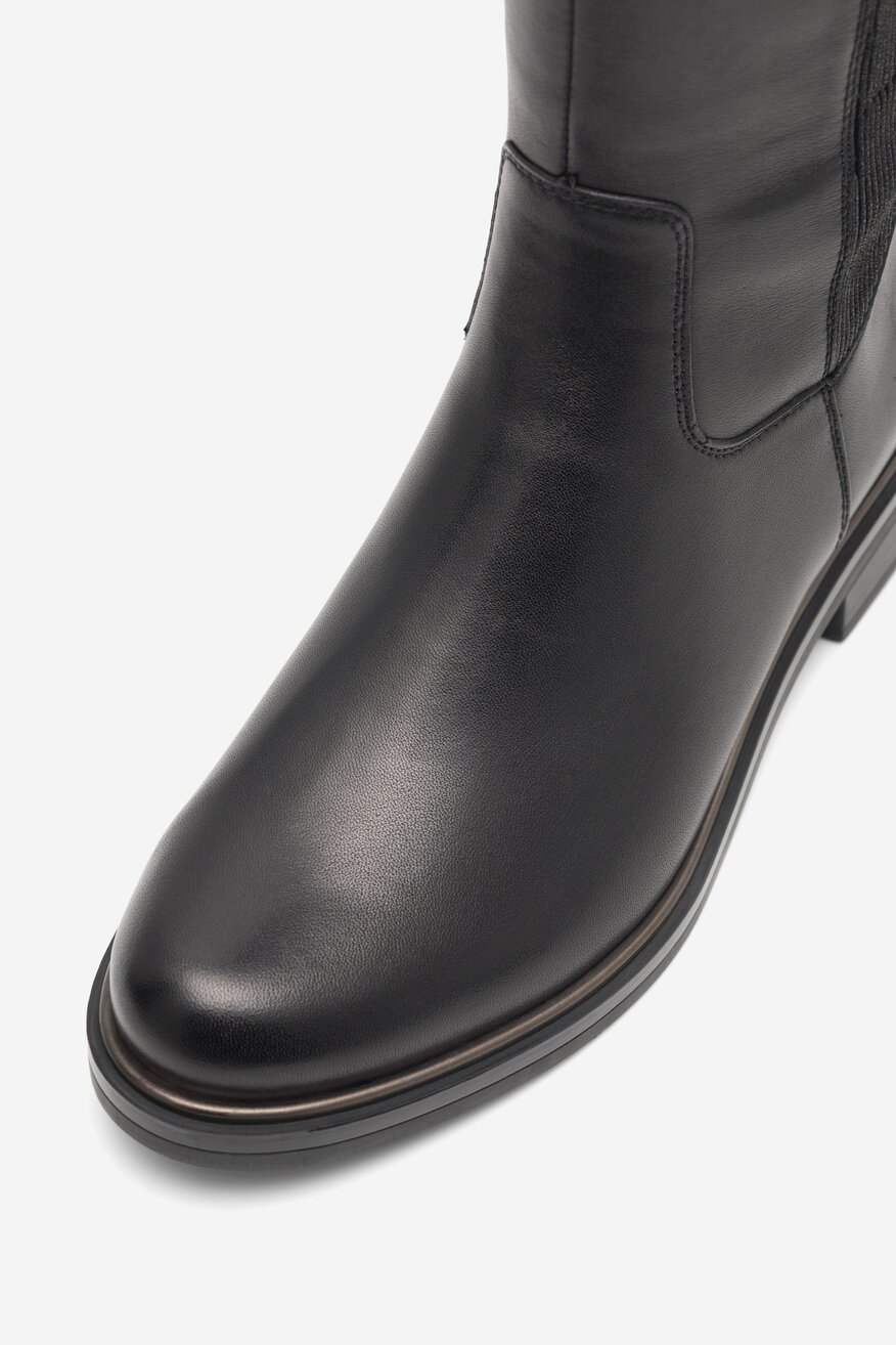 Kozaki Remonte D8371-01 Czarny