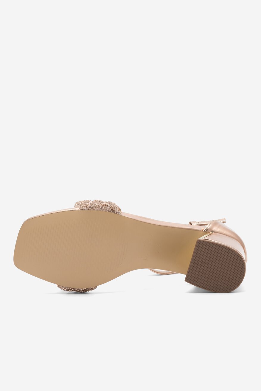 Sandały DeeZee PRETTY PLEASE LS5951-01 Złoty