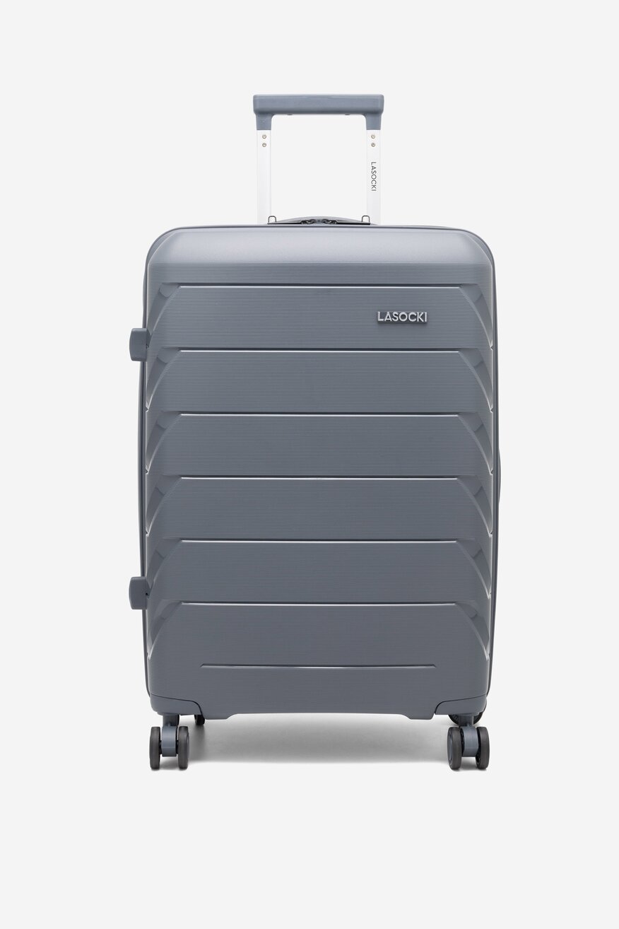 Walizka Lasocki WAL-M-07GREY-04 Szary