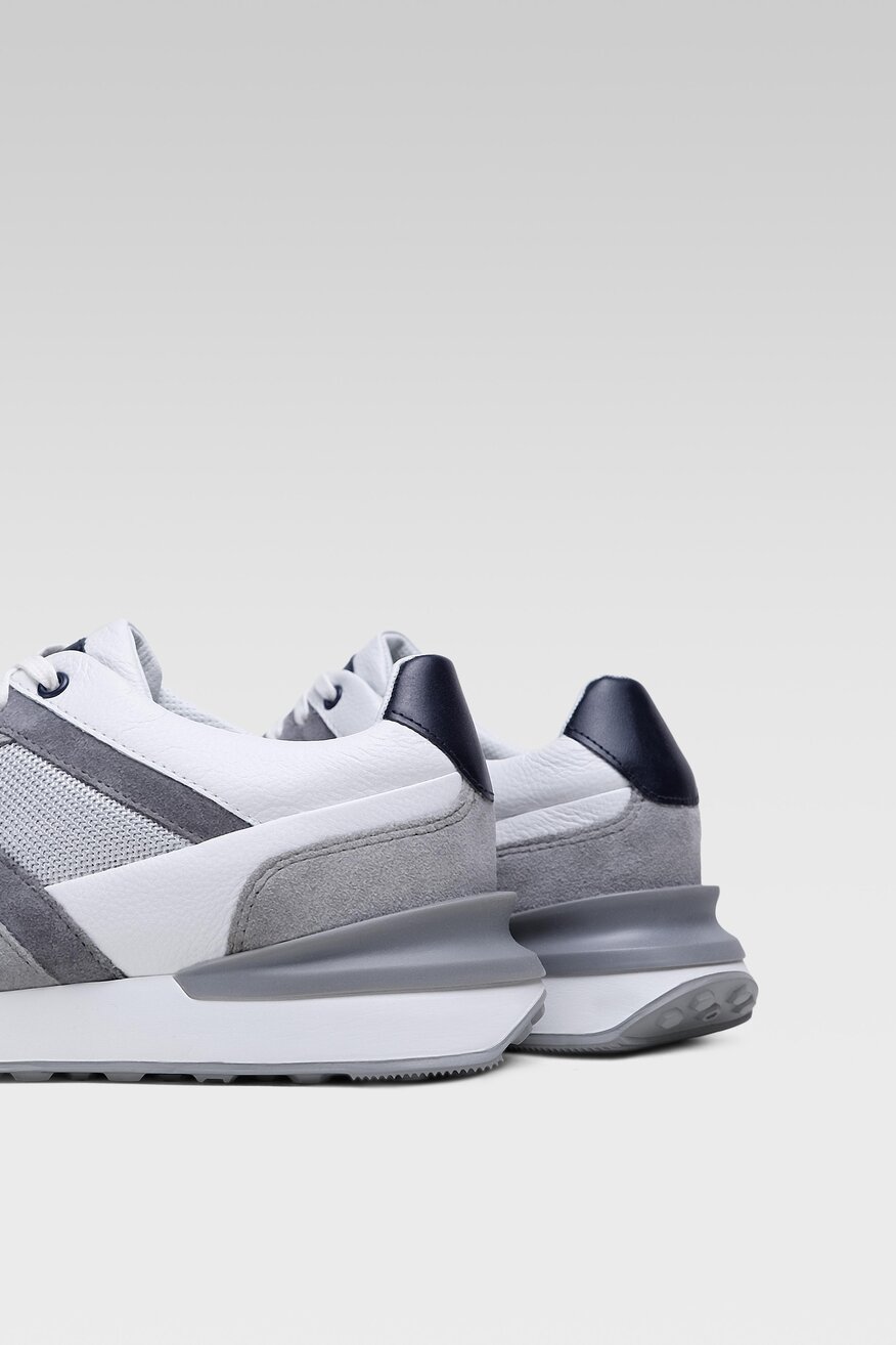 Półbuty Badura MB-GRAFTON-05 Szary jasny