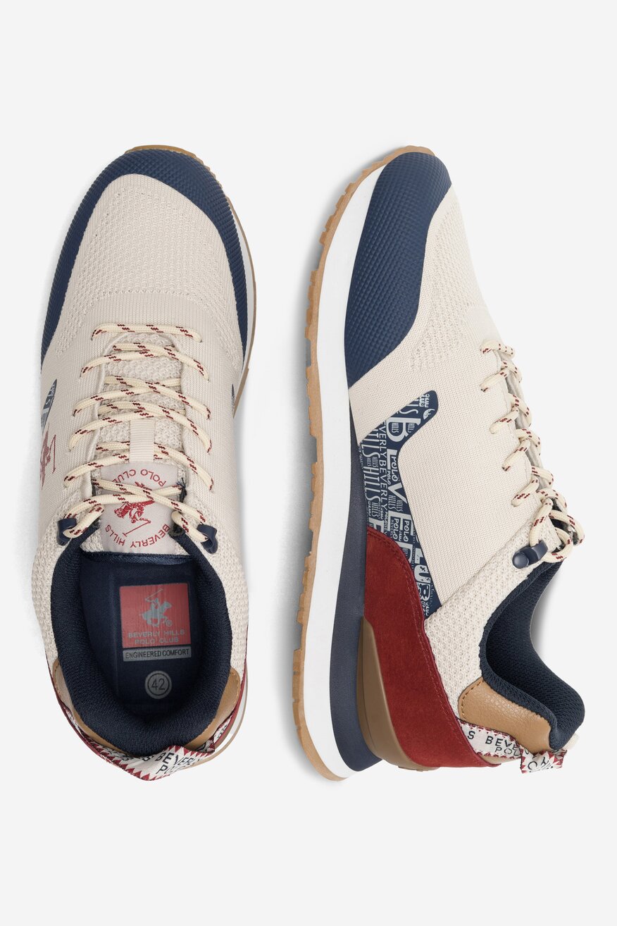 Półbuty Beverly Hills Polo Club PASEO-01 Beżowy