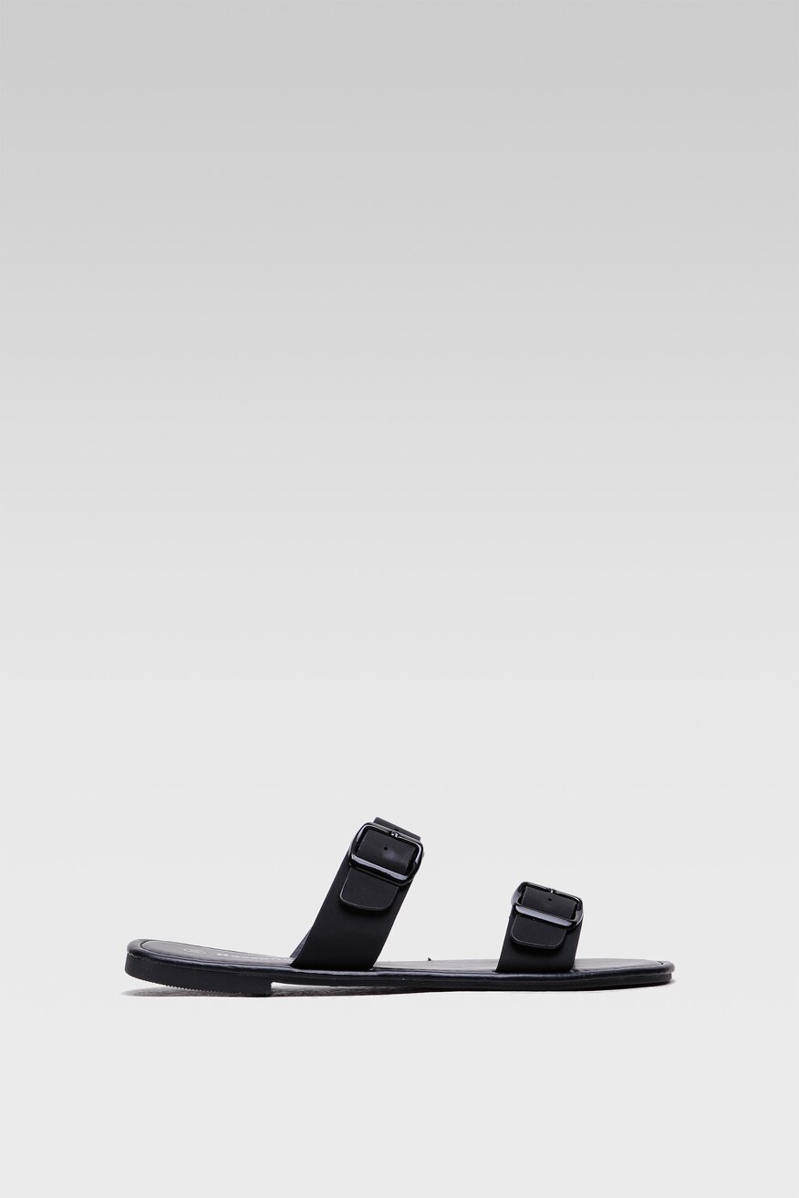 Klapki Bassano 23302MDY Czarny