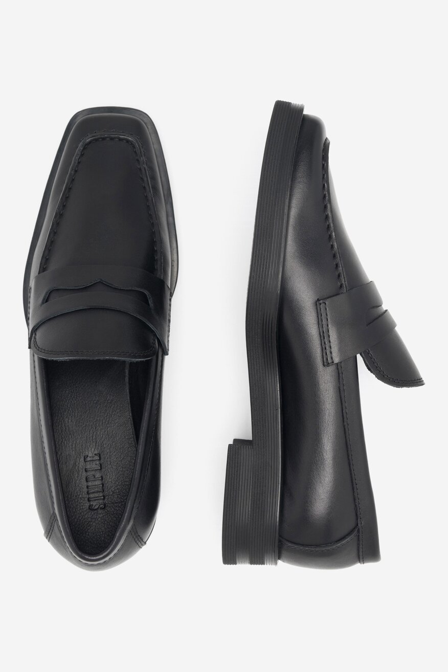 Mokasyn SIMPLE SABINA-23SS9192 Czarny